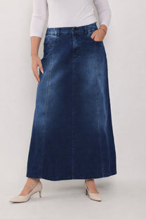 חצאית ג'ינס מקסי