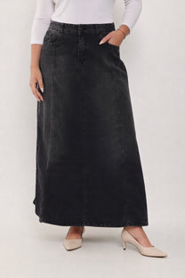 חצאית ג'ינס מקסי