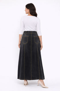 חצאית ג'ינס מקסי