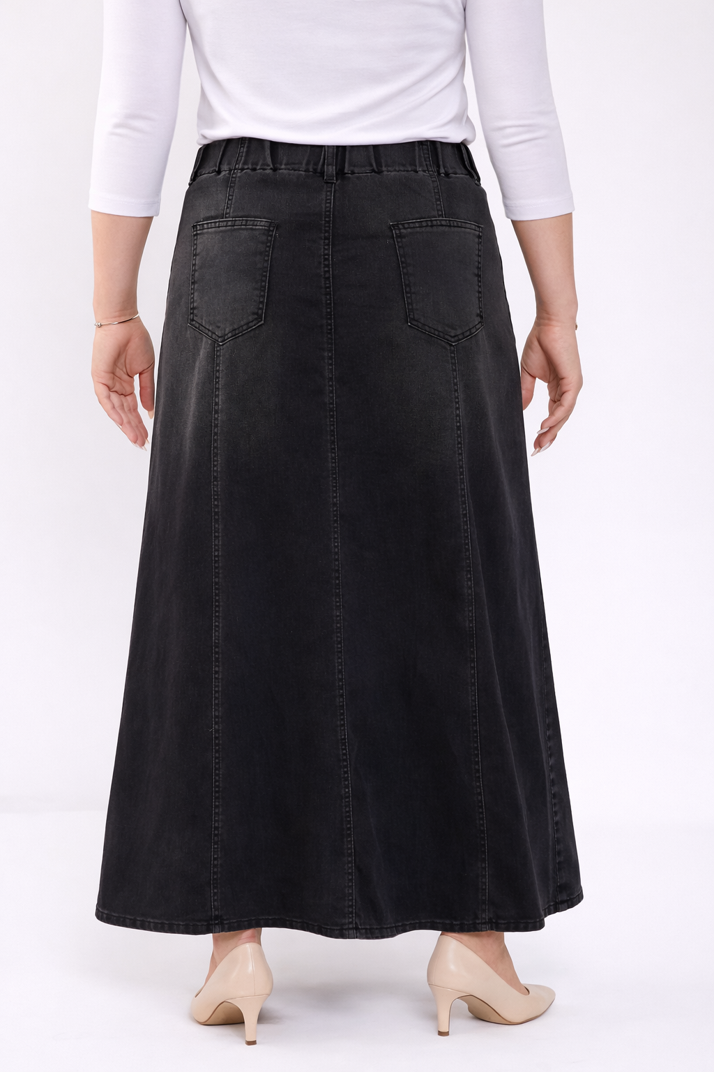 חצאית ג'ינס מקסי